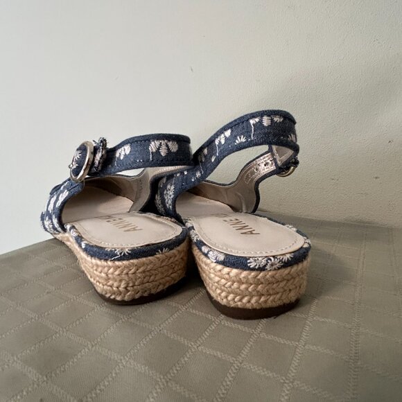 Anne Klein Marta Slingback Espadrilles - Low Heel - Siz… - Picture 6 of 9